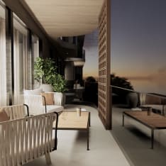 Indoor balcony space